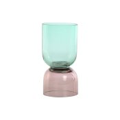 Vas Home ESPRIT Dvobarvna Glas 10 x 10 x 21 cm