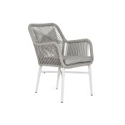 Trdgrdssoffa Home ESPRIT Vit Gr Aluminium syntetisk rattan 57