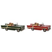Julgranskula Home ESPRIT Rd Grn 37 x 15,5 x 12 cm (2 antal)