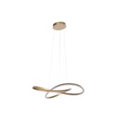 Taklampa Home ESPRIT Vit Gyllene Silikon Aluminium 55 W 80 x 80