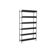 Bokhylla Home ESPRIT Svart Metall 100 x 30 x 180 cm