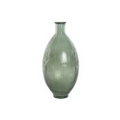 Vas Home ESPRIT Grn tervunnet glas 30 x 30 x 59 cm