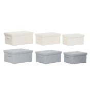 Uppsttning med Dekorativa Ldor Home ESPRIT Gr Krm 40 x 30 x