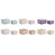 Smyckeskrin Home ESPRIT Multicolour Rosa Lila Mangotr 10 X 10 X