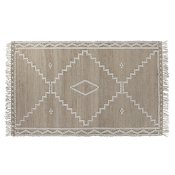 Matta Home ESPRIT Vit Naturell Boho 160 x 230 x 1 cm
