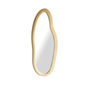 Vggspegel Home ESPRIT Brun Sammet Scandi 60 x 4 x 160 cm