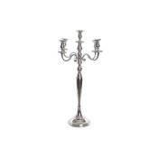 Kandelaber Home ESPRIT Silvrig Aluminium Kromad 42 x 42 x 70 cm
