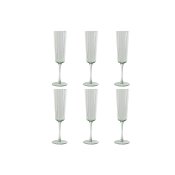 Glasset Home ESPRIT Grn Glas 6 x 6 x 23,7 cm (6 antal)