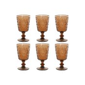 Glasset Home ESPRIT Glas 8,5 x 8,5 x 16,3 cm (6 antal)
