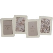 Fotoram Home ESPRIT Beige Glas Tr MDF Skandinavisk 50 X 2 X 22