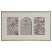 Fotoram Home ESPRIT Beige Glas Tr MDF Skandinavisk 39 X 2 X 24