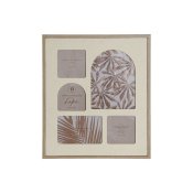 Fotoram Home ESPRIT Beige Glas Tr MDF Skandinavisk 34 X 2 X 39