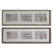 Fotoram Home ESPRIT Brun Naturell Glas polystyren Urban 56 X 3 X