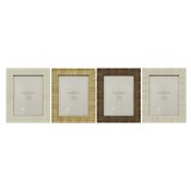 Fotoram Home ESPRIT Beige Naturell Glas polystyren Skandinavisk