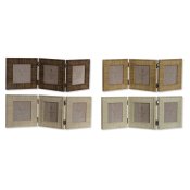 Fotoram Home ESPRIT Brun Beige Naturell Elfenben Glas polystyren