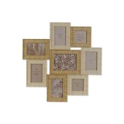 Fotoram Home ESPRIT Beige Naturell Glas polystyren Skandinavisk