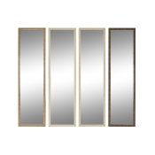 Fristende spegel Home ESPRIT Brun Beige Gr Naturell Glas polys