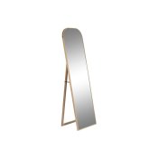 Fristende spegel Home ESPRIT Naturell Glas Furu 50 X 40 X 160 c