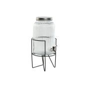 Vattendispenser Home ESPRIT Svart Metall Silikon Glas ABS 5 L 19