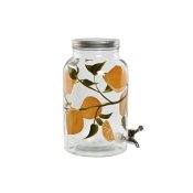 Vattendispenser Home ESPRIT Gul Metall Silikon Glas ABS 18 x 24
