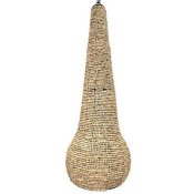 Taklampa Home ESPRIT Naturell Tr Metall 50 W 36,5 x 36,5 x 174,