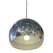 Taklampa Home ESPRIT Silvrig Metall 30 x 30 x 28 cm