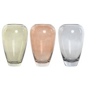 Vas Home ESPRIT Bl Grn Ambra Glas Modern 13 X 13 X 20,7 cm (3