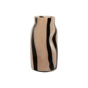 Vas Home ESPRIT Svart Krm Glas Modern 15 x 15 x 29,2 cm