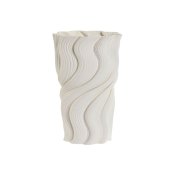Vas Home ESPRIT Vit Stengods Modern 16 x 16 x 26 cm