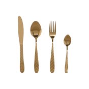 Bestick Home ESPRIT Gyllene Rostfritt stl 2 x 0,4 x 22,5 cm 16