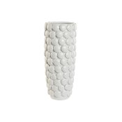 Vas Home ESPRIT Vit Stengods Medelhavs 16,5 x 16,5 x 38,5 cm