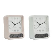 bordsklocka Home ESPRIT Vit (2 antal)