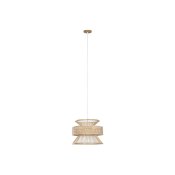 Taklampa Home ESPRIT Brun Bambu 50 W 40 x 40 x 30 cm