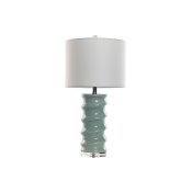 Bordslampa Home ESPRIT Vit Himmelsbl 50 W 220 V