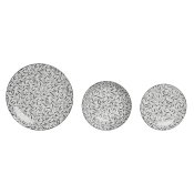 Matservis Home ESPRIT Ljusgr Porslin 18 Delar