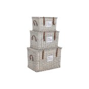 Koffertset Home ESPRIT Naturell vide 67 x 45 x 46 cm