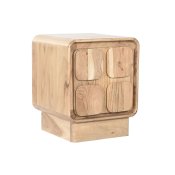 Nattduksbord Home ESPRIT Naturell 40 x 40 x 50 cm