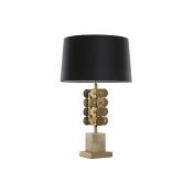 Bordslampa Home ESPRIT Svart Gyllene 50 W 220 V