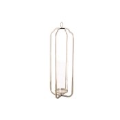 Ljusstakar Home ESPRIT Silvrig Glas Stl 21 x 21 x 62 cm