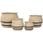 Kruka Home ESPRIT Brun Fibrer Arab 60 x 60 x 52 cm (4 antal)