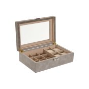 Smyckeskrin Home ESPRIT Brun Gr Polyuretan Tr MDF 25,00, X 16,