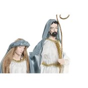 Julkrubba-set Home ESPRIT Bl Vit 27 x 24 x 50 cm