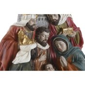 Julkrubba-set Home ESPRIT Multicolour Harts 17,5 X 9 X 20,5 CM