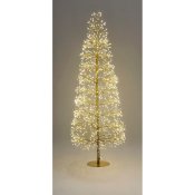 Julgran Home ESPRIT Gyllene 40 x 40 x 120 cm