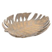 Bordsdekoration Home ESPRIT Gyllene Harts 34 x 29 x 5 cm