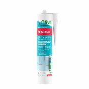 Acetisk silikon Penosil Vit 280 ml Bad