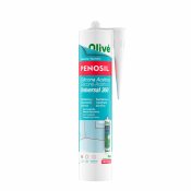 Acetisk silikon Penosil Genomskinligt 280 ml Bad