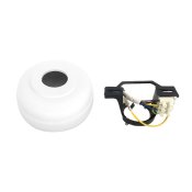 Sockel EDM 33806 Reservdel  131 x 56 mm Vit