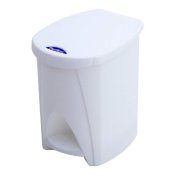 Sophink med pedal Plastiken Vit PVC
