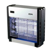 Elektrisk insektsjagare EDM 06011 Svart Silvrig 12 W 25,5 x 9 x